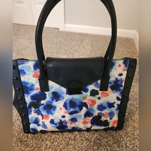 Loeffler Randall floral leather tote